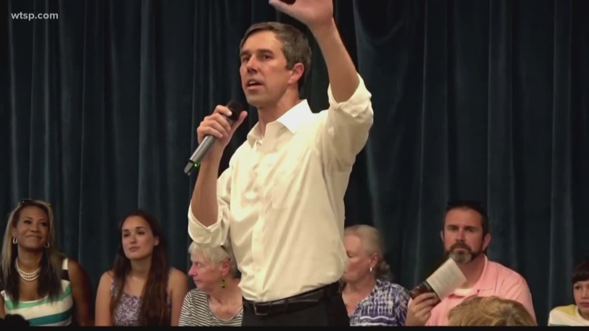 Beto O'Rourke will be at Brew Bus holding a round table with Veterans ahead of the first Democratic debate in Miami. https://on.wtsp.com/31UfKto