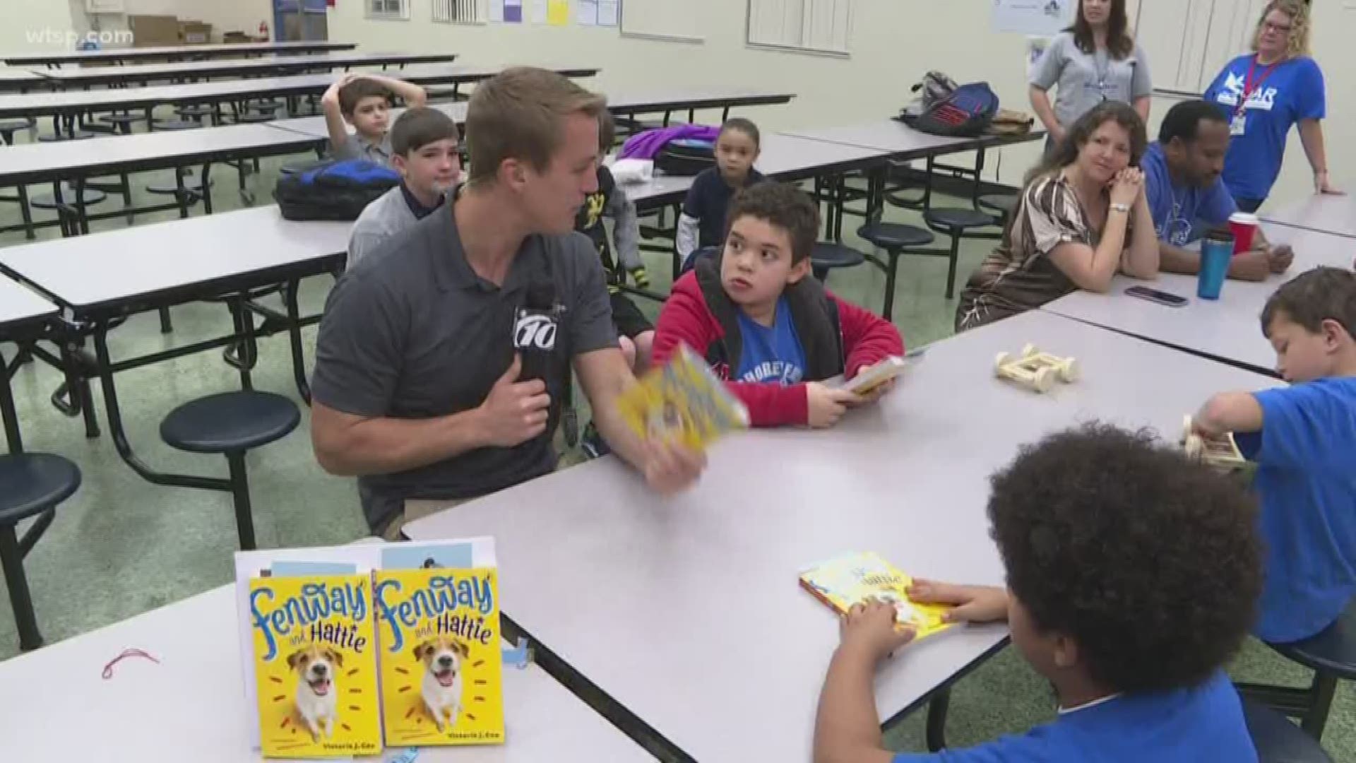 The idea is to have the entire school reading the same book at the same time.