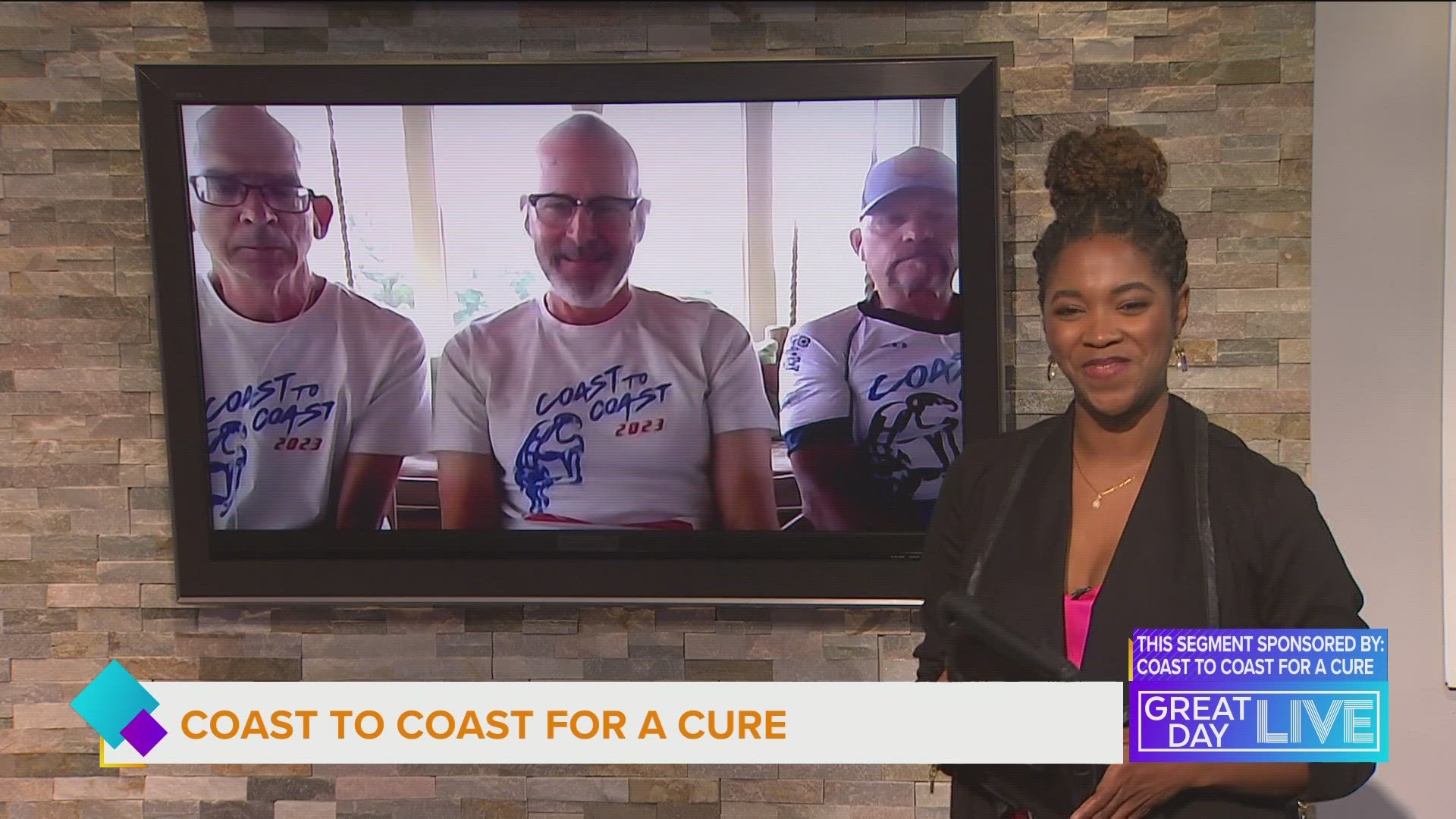 Three cyclists from Ohio biked across the country to raise more than $100,000 for the Leukemia and Lymphoma Society.