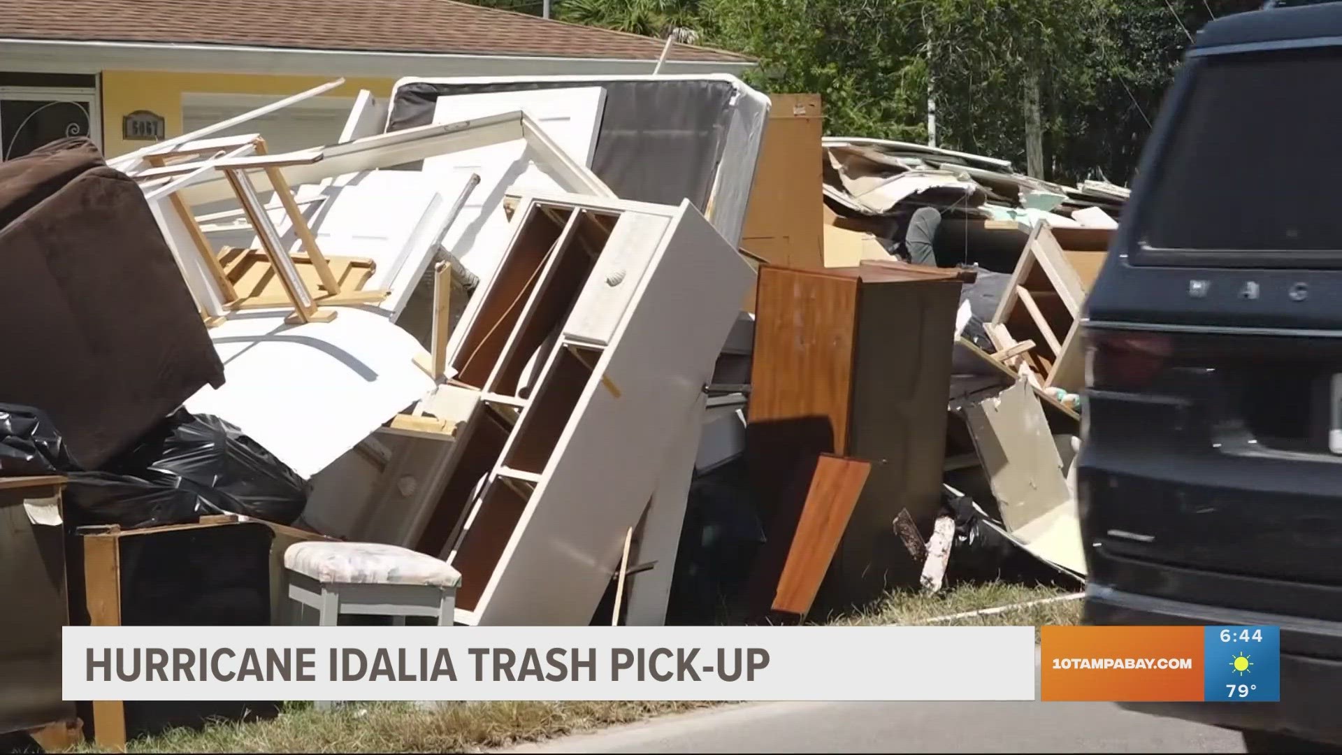 FEMA will temporarily reimburse local governments for debris pickup and trash removal.