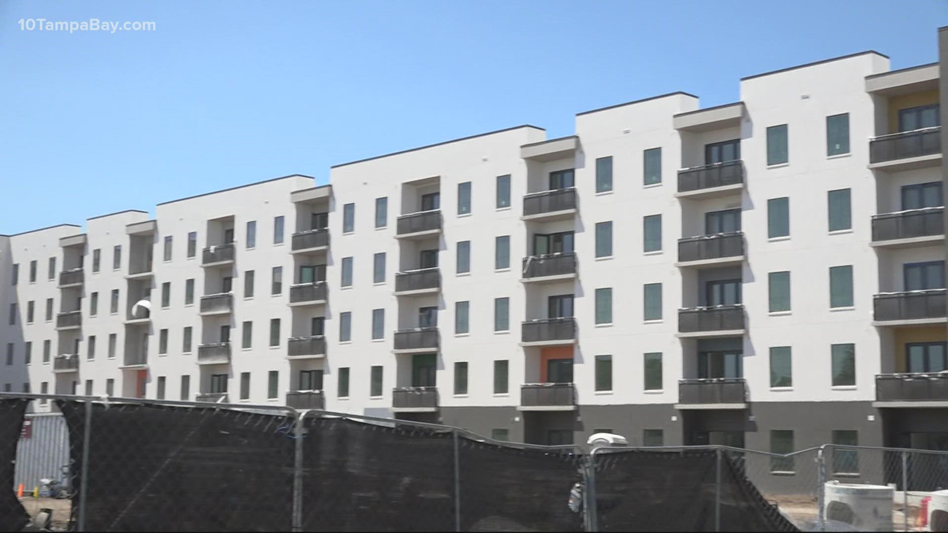 Commissioners voted 5-0 to approve $20 million for housing projects.