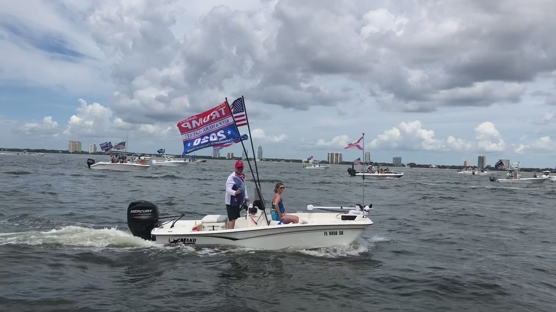 Trump boat rally sets sail on tampa bay wtsp