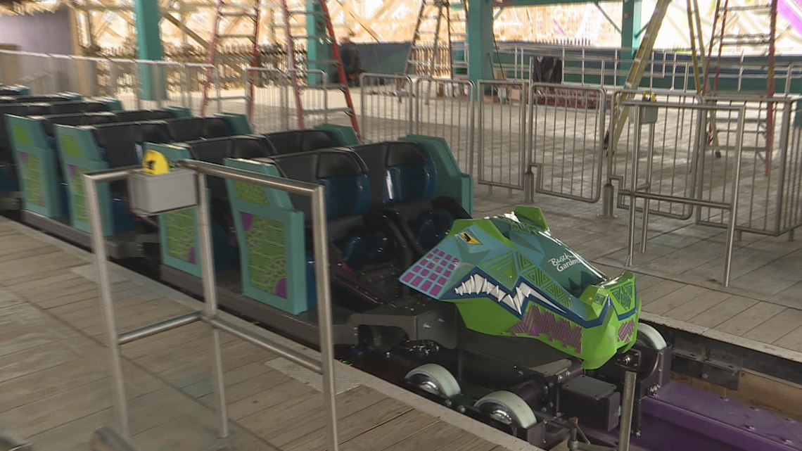Busch Gardens begins testing newest roller coaster, Iron Gwazi | wtsp.com