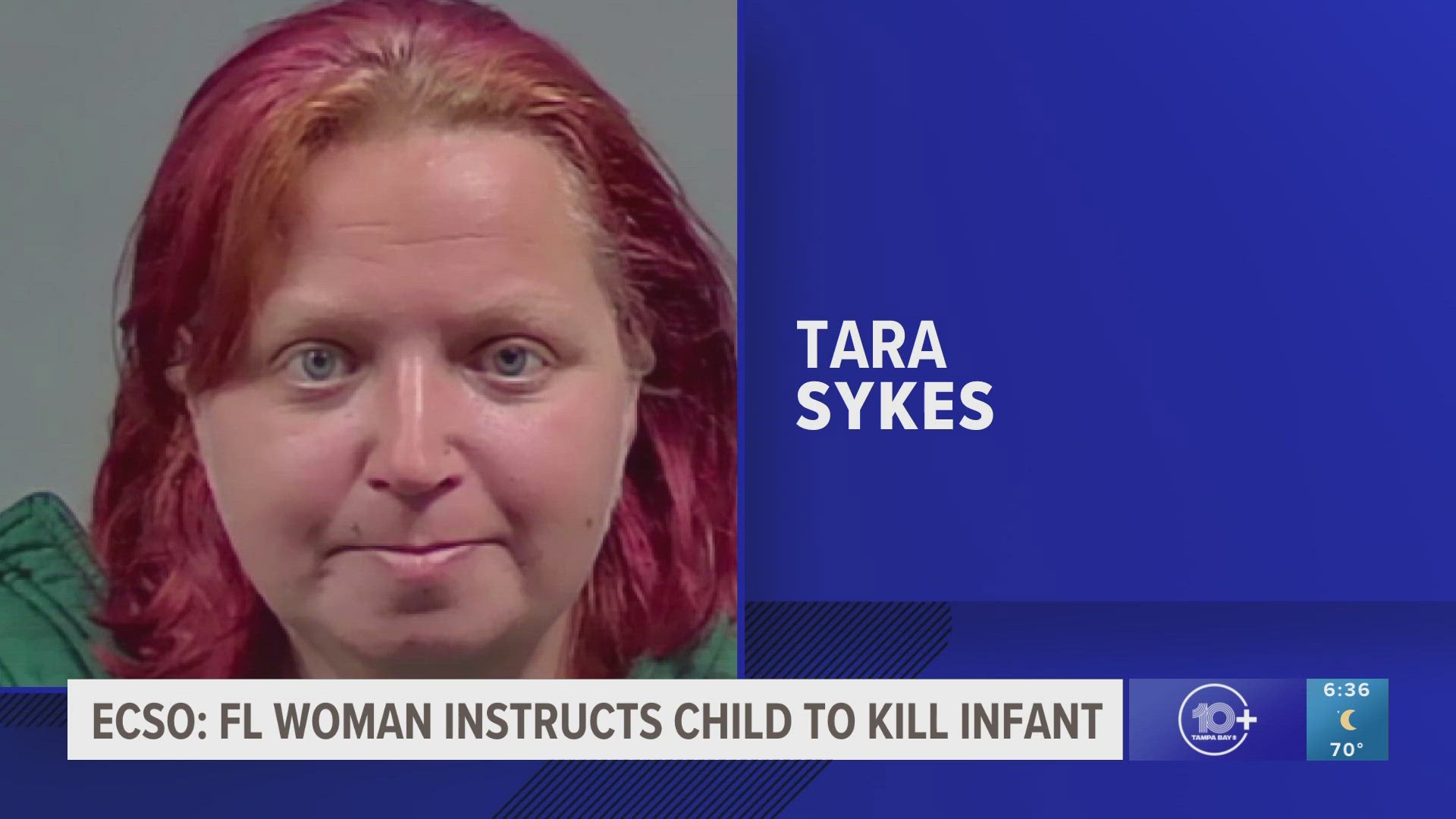 Tara Sykes, 36, used the online gaming platform "Roblox" to communicate with a 10-year-old girl in hopes of instructing her to kill a two-month-old infant.