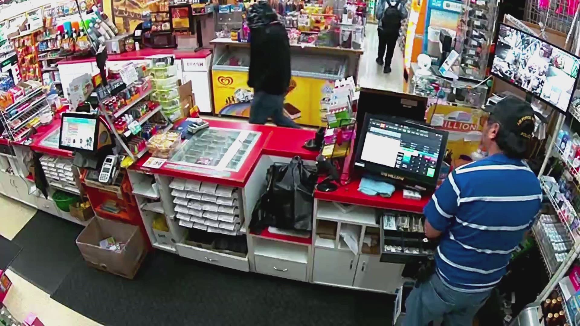 A Bay Point convenience store clerk, who was robbed and viciously assaulted, shot and killed the masked man.