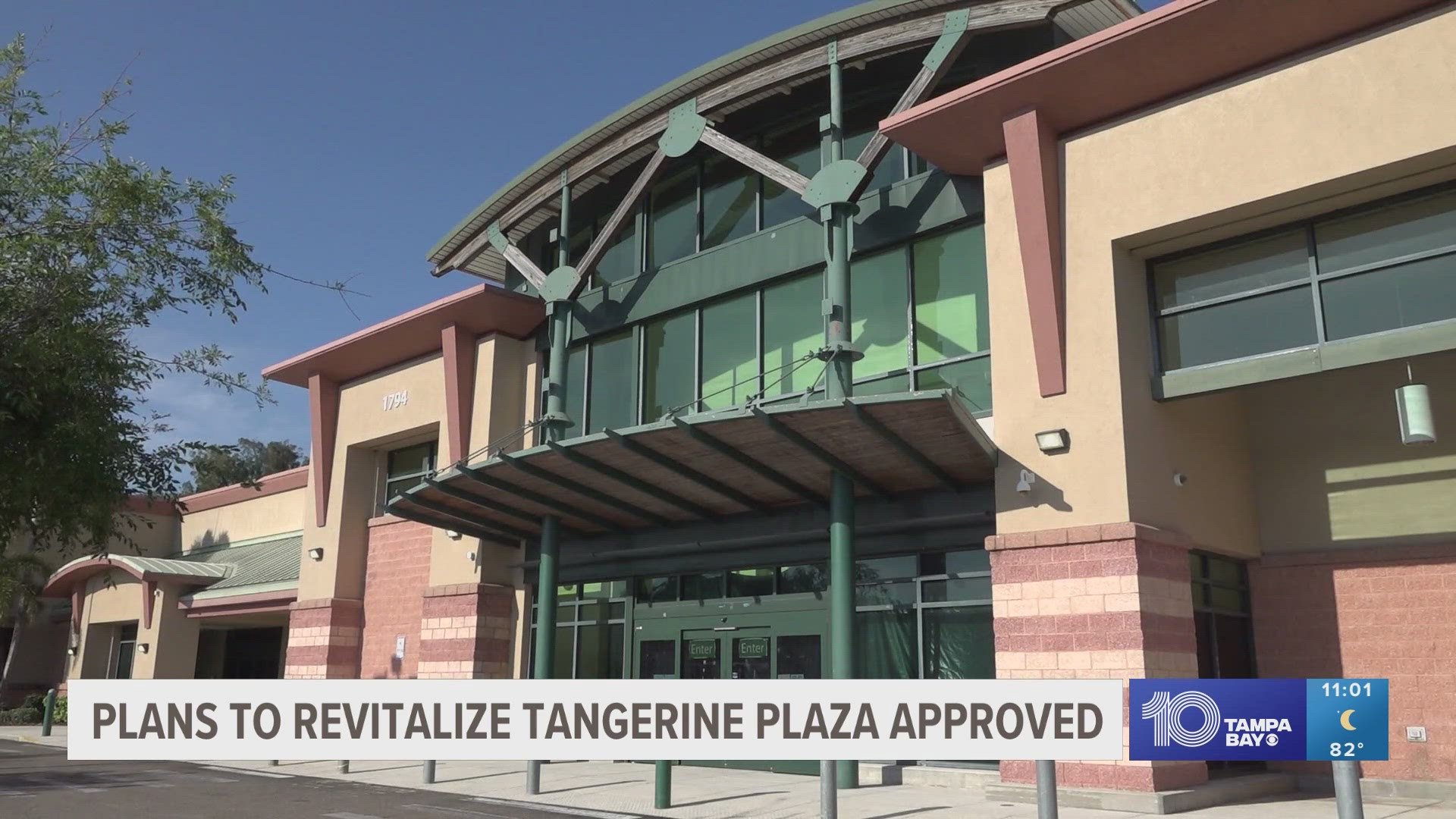 Within the last 24 hours, city leaders approved a plan to transform the Tangerine Plaza area.