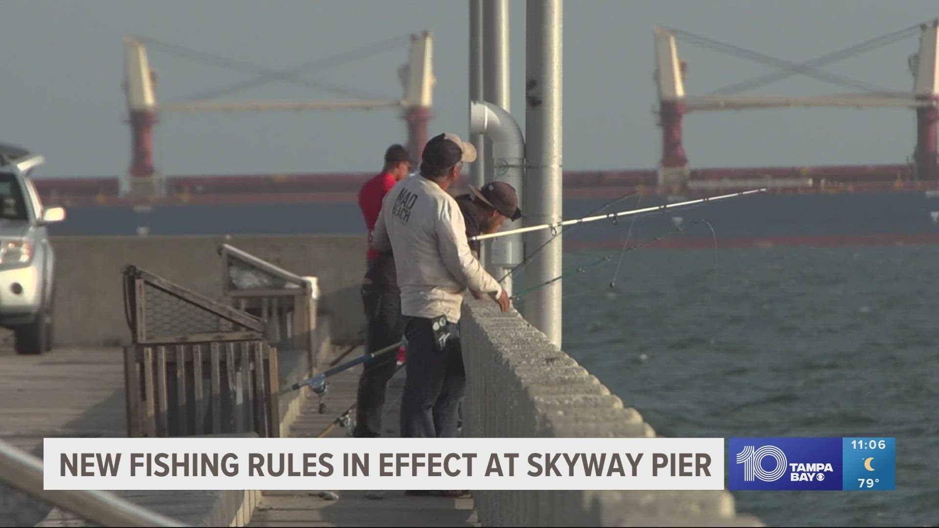 New fishing regulations in place on Sunshine Skyway Pier