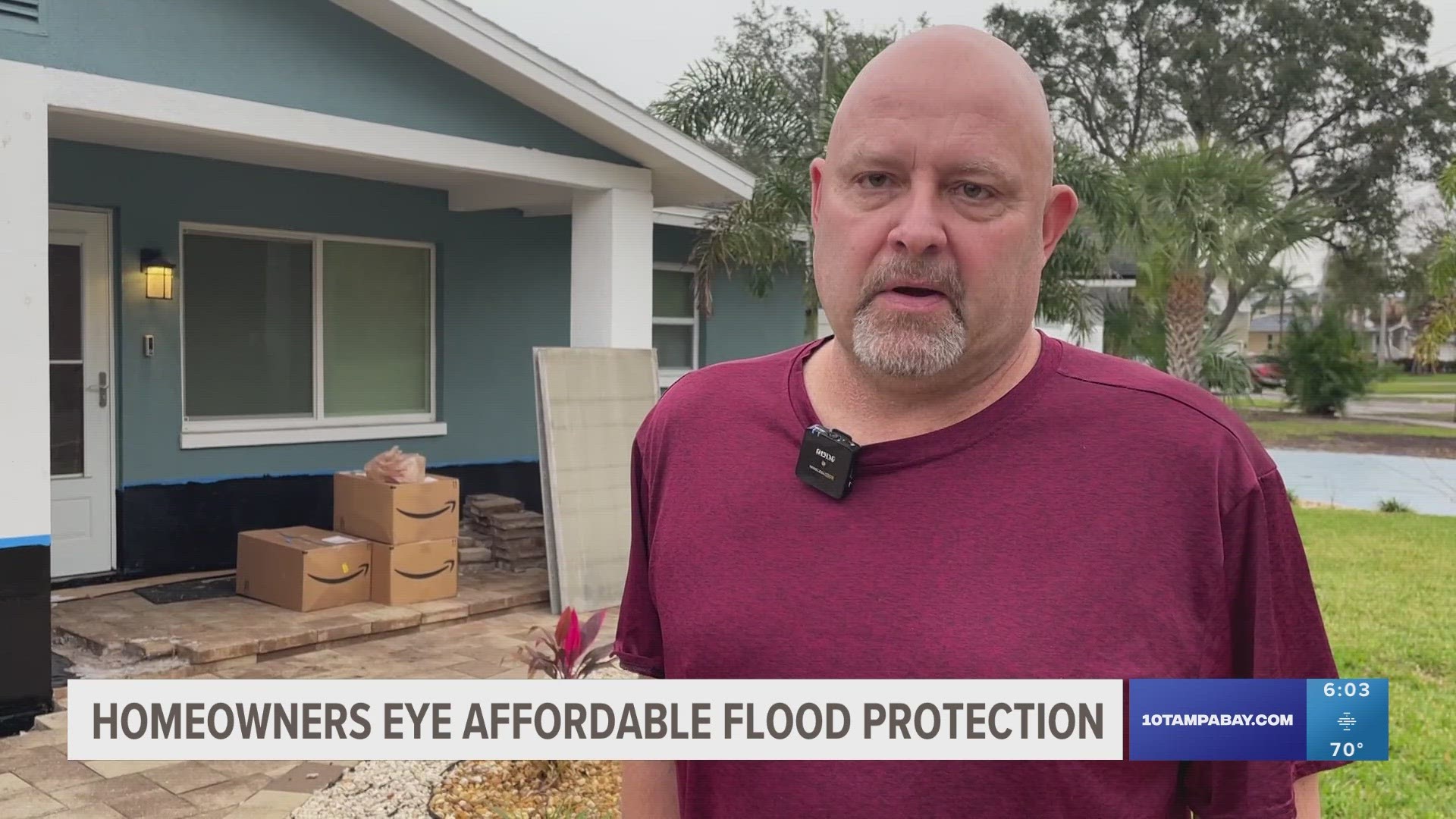 People in the flood-weary Shore Acres neighborhood of St. Petersburg are working to protect their homes in preparation for the next flooding event.