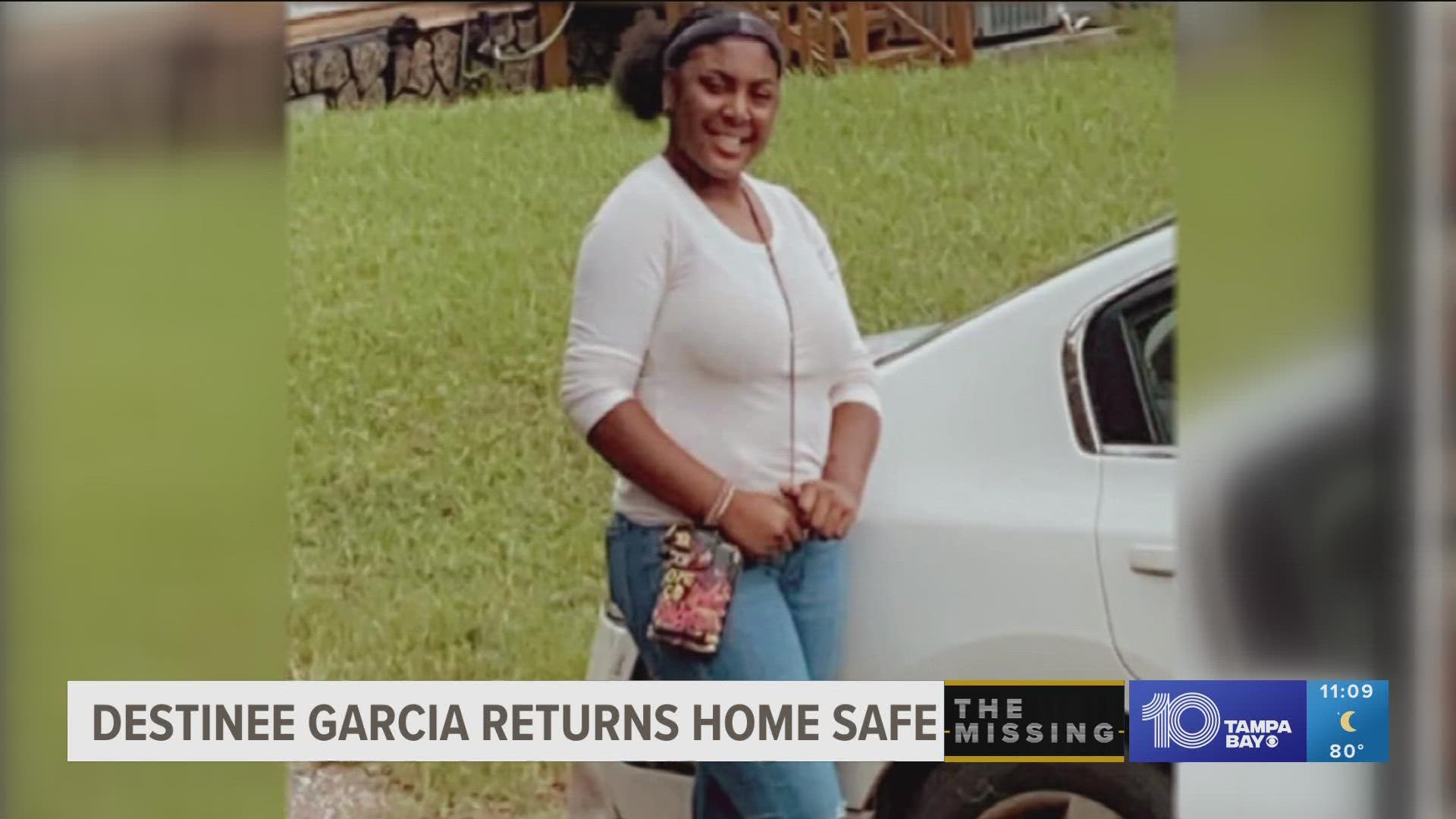 Her family confirmed she is back home.