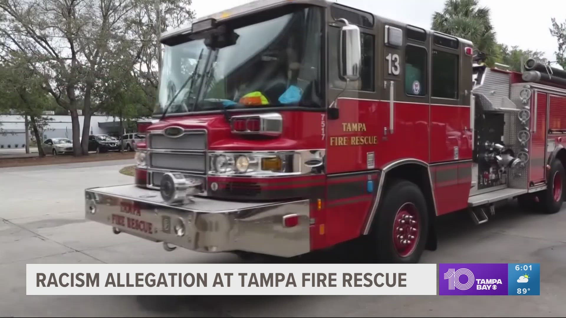 Critics accuse city of Tampa of not being vocal about racist acts alleged  by firefighter