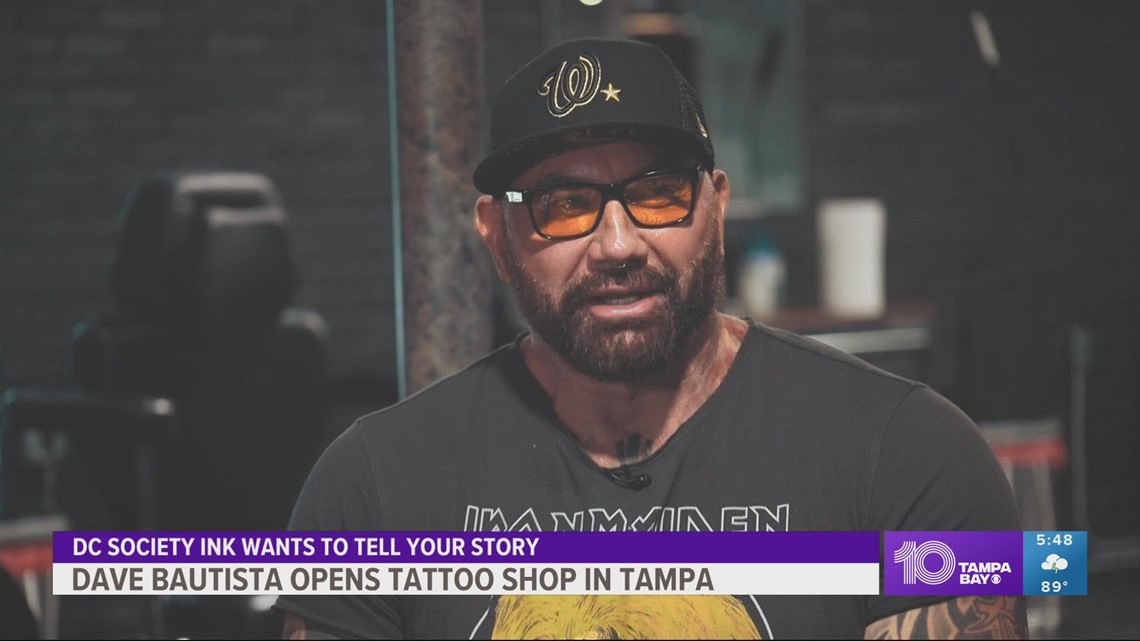 Dave Bautista is opening a tattoo shop in Tampa