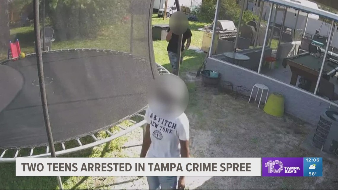 2 teens arrested, accused of going on crime spree across Tampa | wtsp.com
