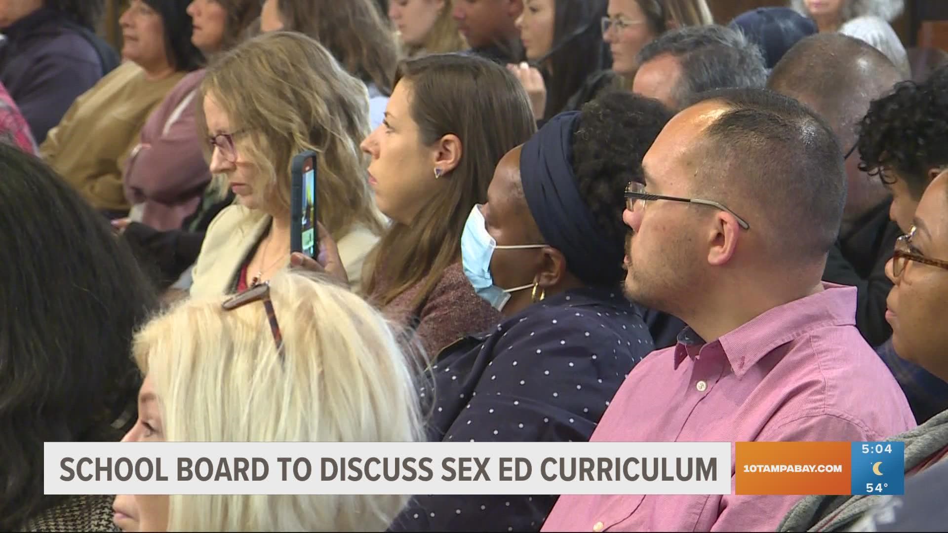 A group of parents argued the lessons for grades 7-9 were too graphic.