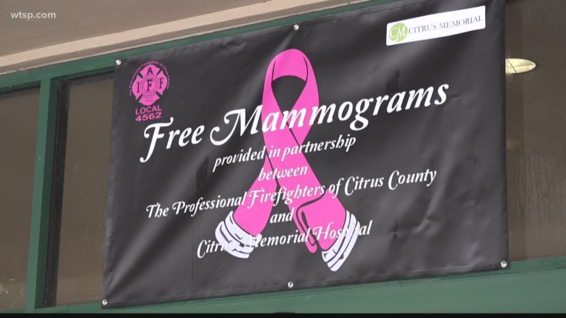 Citrus County firefighters are doing what they can to help women get mammograms.