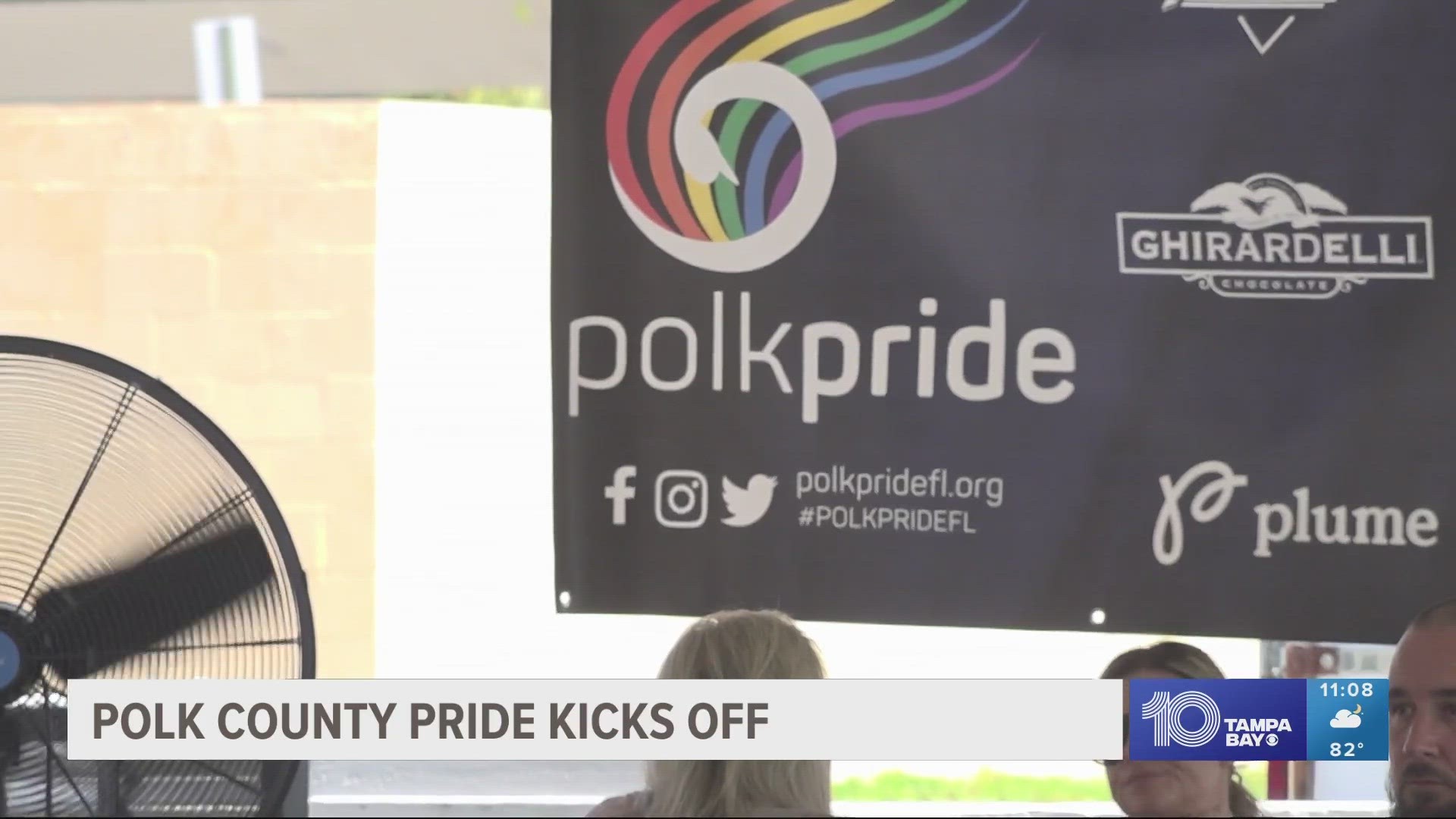 Organizers say they weren't deterred by the Polk County Commission who earlier this week rejected a proclamation celebrating Pride month.