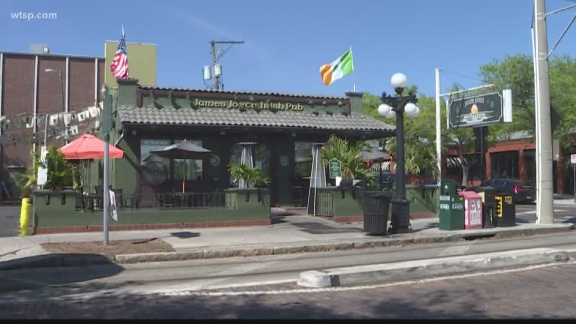 The James Joyce Irish Pub and Eatery had 26 health code violations, leading to a shutdown. The staff wouldn't let us in to check on its cleanup.