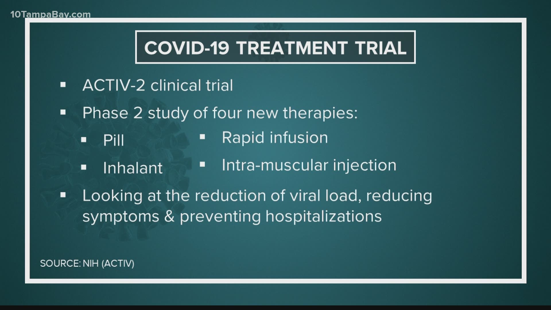 MOORE Clinical Research is looking for people who have COVID-19 to participate in a trial studying four new therapies.