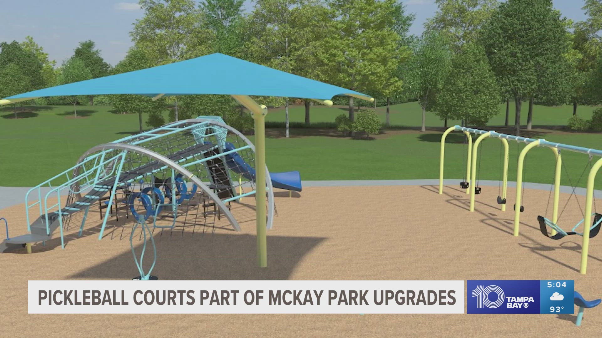 The city says six new courts will be installed as part of renovations.