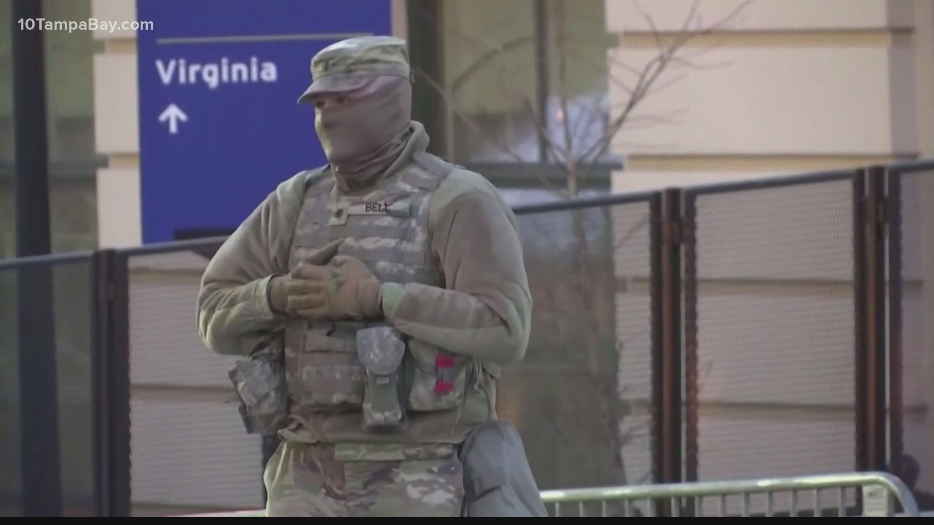 Soldiers from Florida were deployed to Washington, D.C. ahead of President Joe Biden's inauguration.