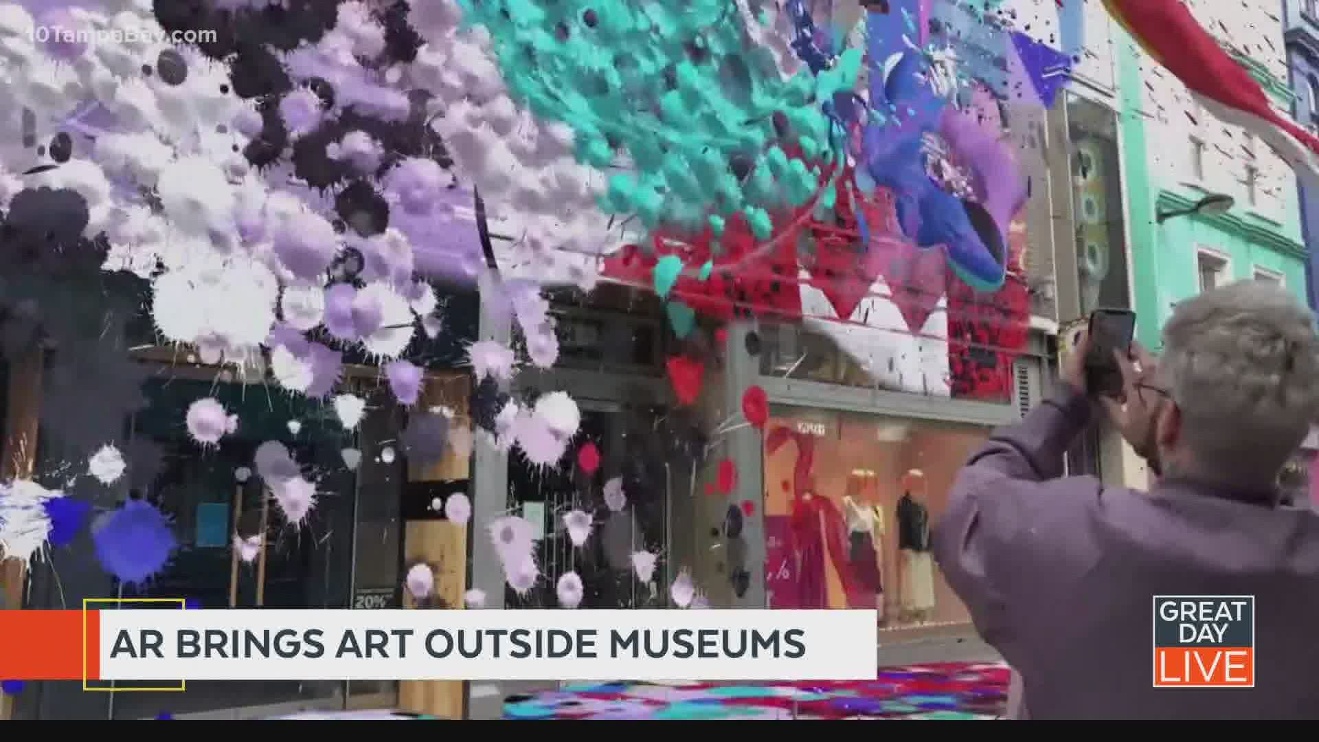 Snapchat bringing art outside museums through augmented reality