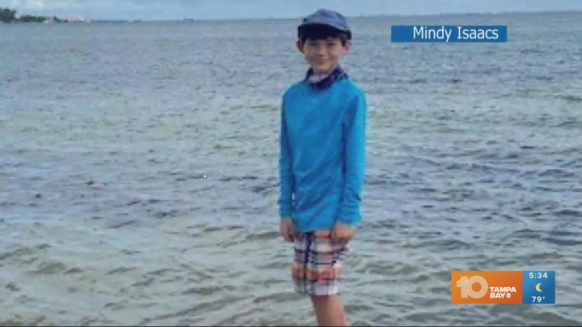A 10-year-old Sarasota boy, Ethan Isaacs, was killed in a sailing accident after his instructor fell off and the boat he was driving went rogue.