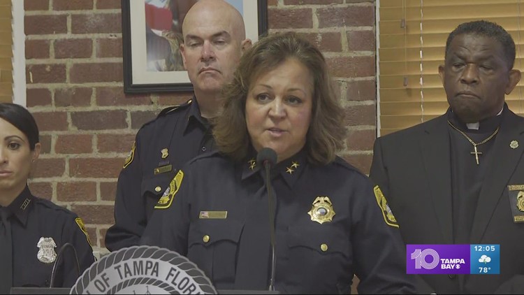 Tampa Police Chief Mary O'Connor gives update on first 100 days in office