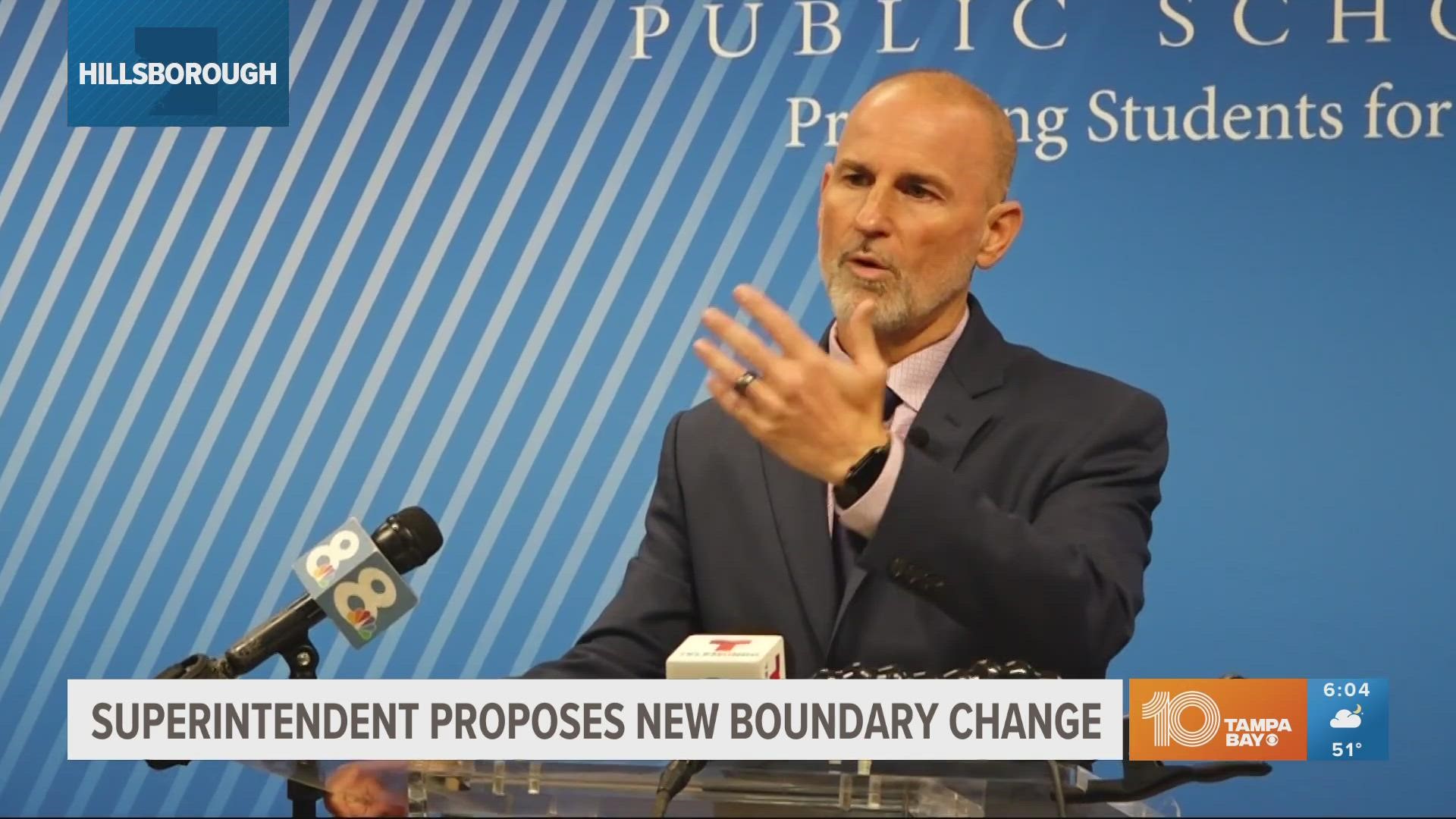 Hillsborough Superintendent chooses his school boundary recommendation plan