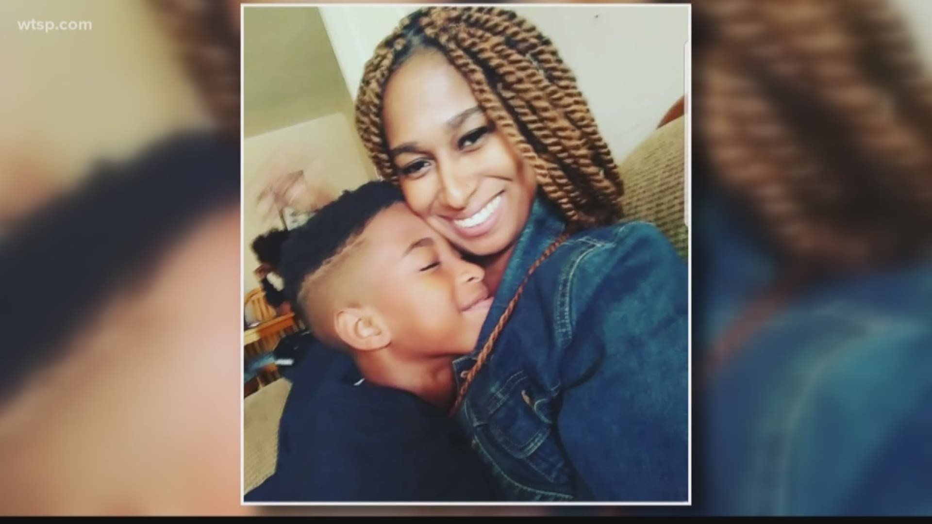 It was an emotional goodbye for a mom and her 10-year-old son, who were shot and killed in Tampa.