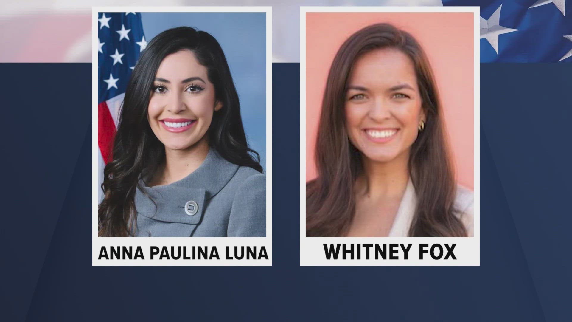 Republican Incumbent Anna Paulina Luna is up against Democrat Whitney Fox for the District 13 seat.