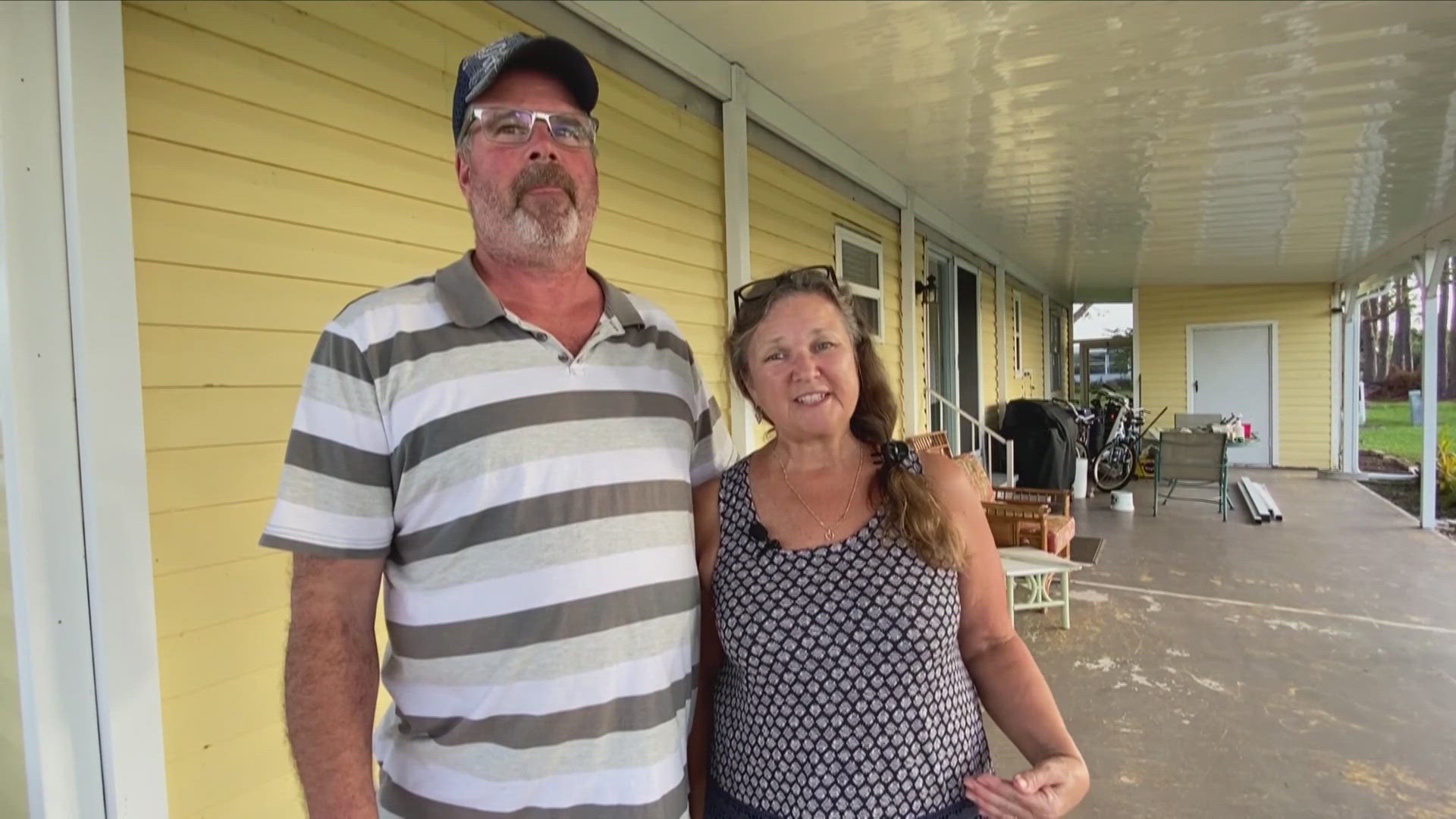 John and Kelly Blaine say their home is just now getting back to normal after severe damage from Hurricane Ian two years ago.