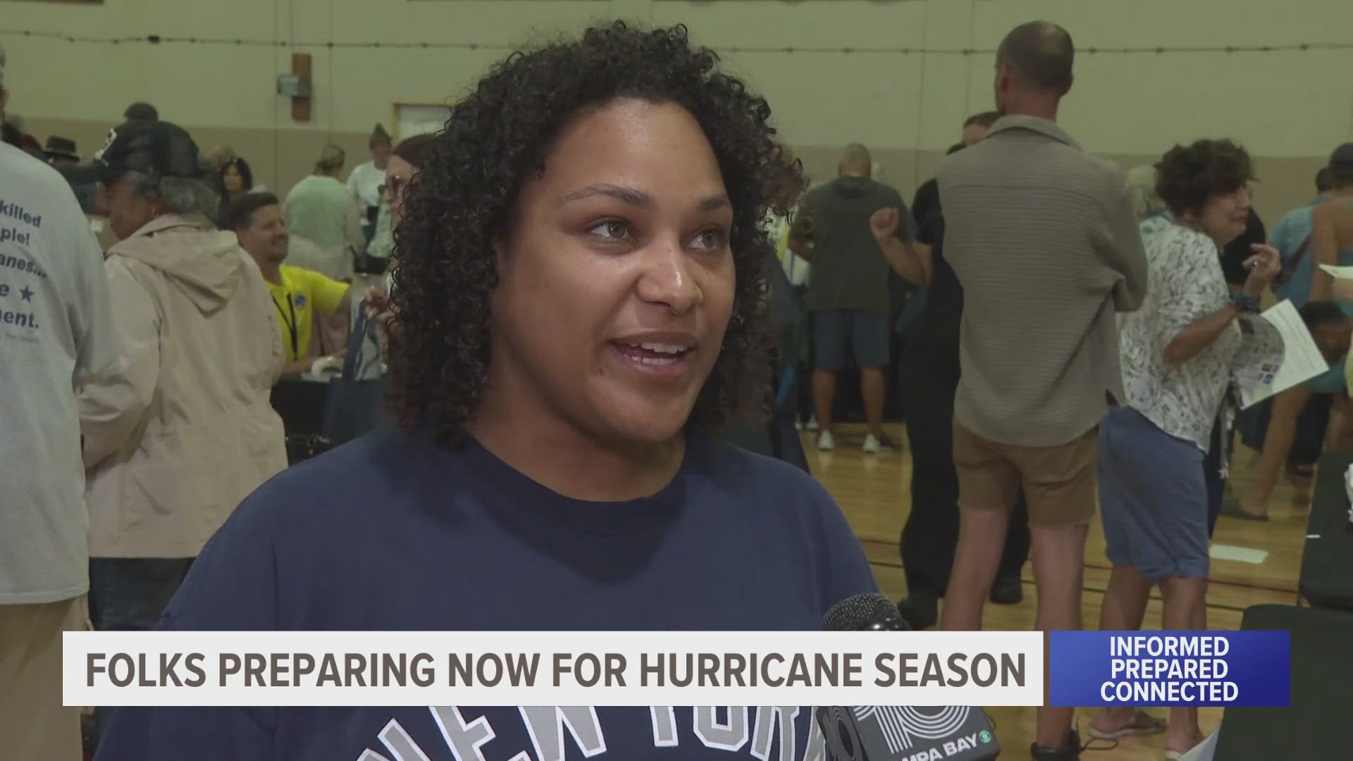 The rain fell on St. Petersburg Saturday morning as families gathered for Hurricane Preparedness Day, and for many, memories came flooding back. 