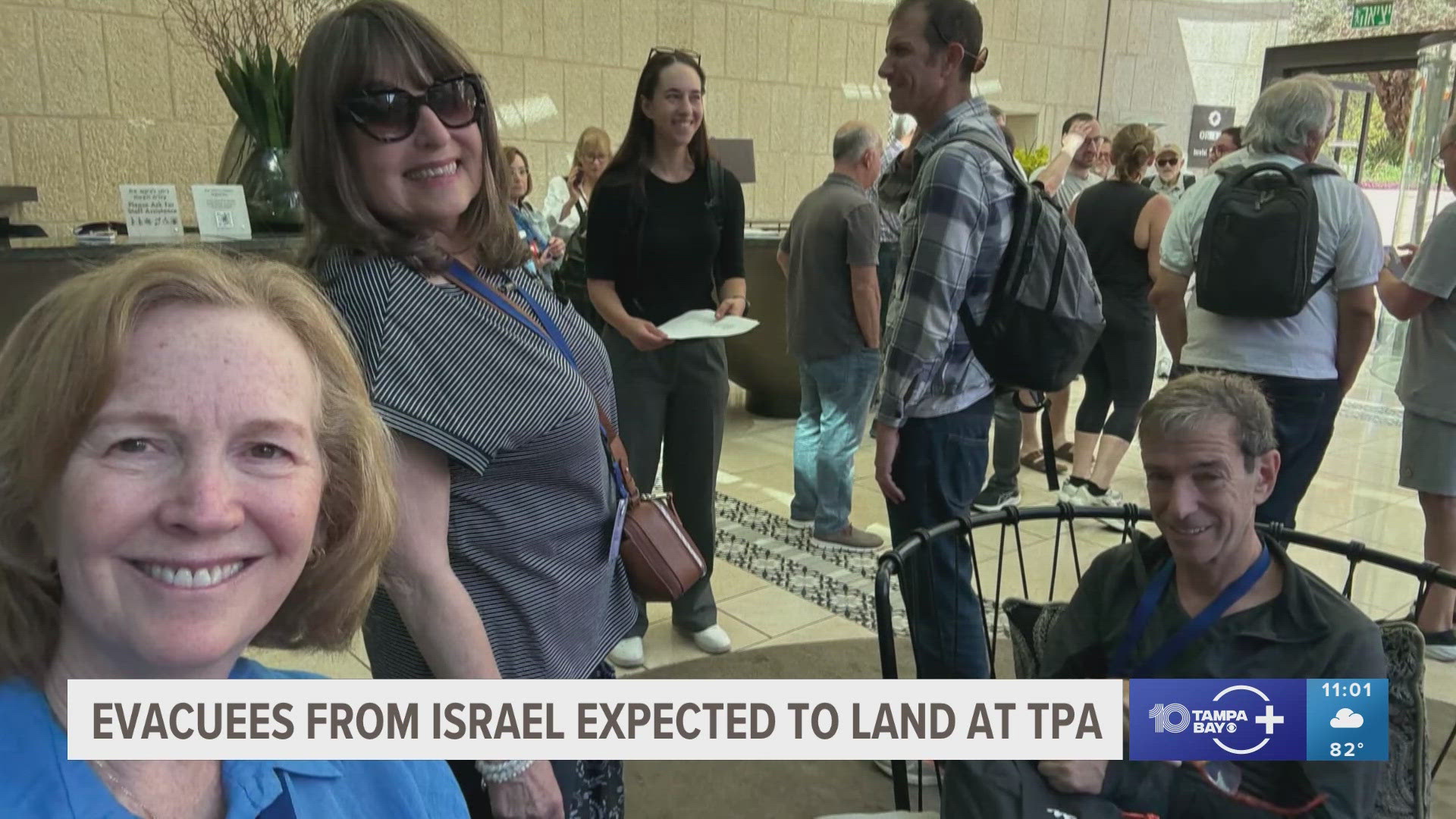 Sarasota resident rescued from Israel on evacuation flight | wtsp.com