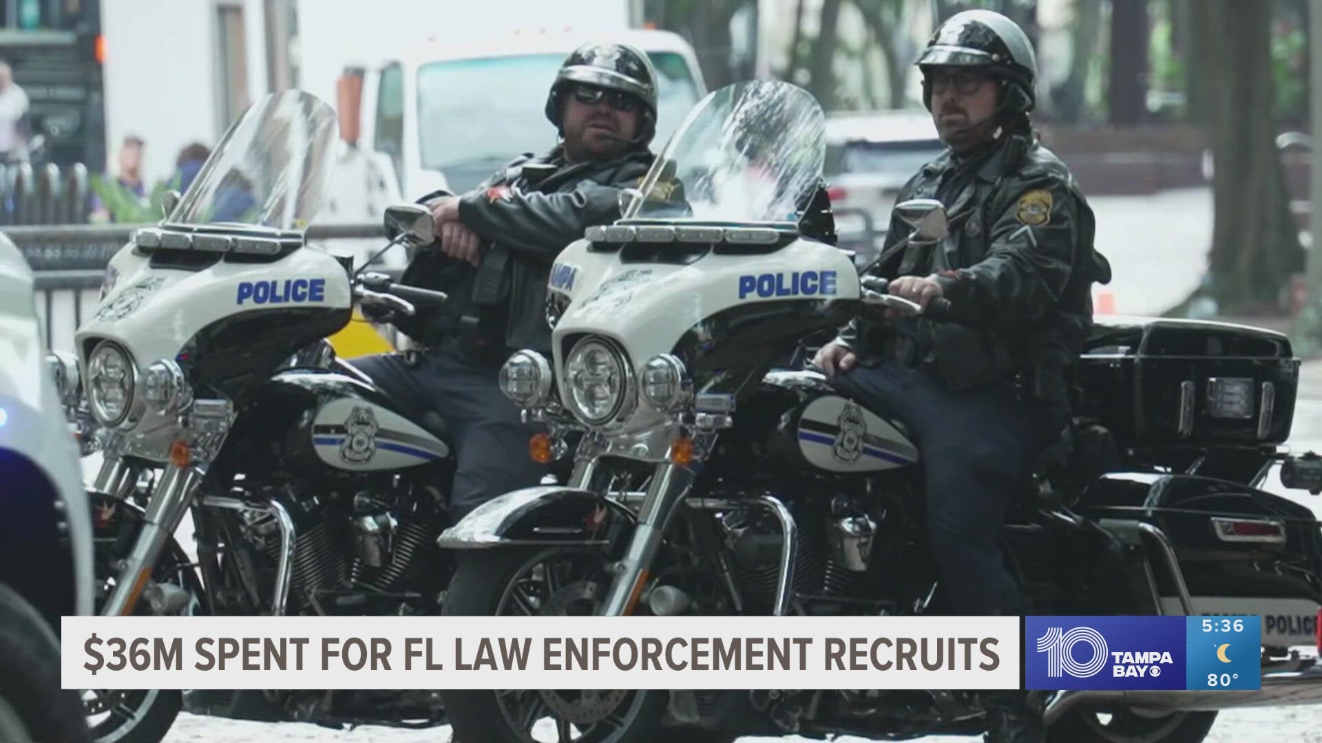 FloridaCommerce says the Florida Law Enforcement Recruitment Bonus Program has brought in nearly 1,340 recruits just in 2024 alone.