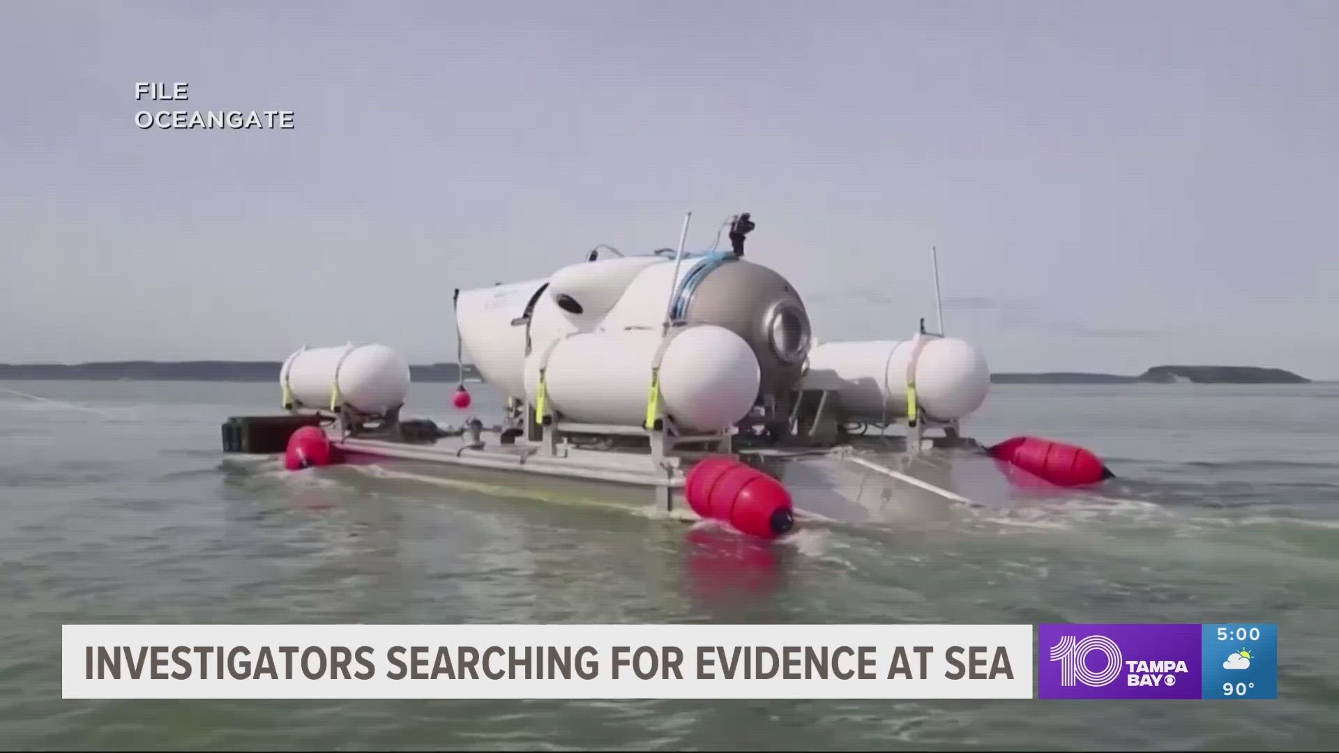 Investigators Searching For Evidence Of Oceangate Implosion At Sea 8974