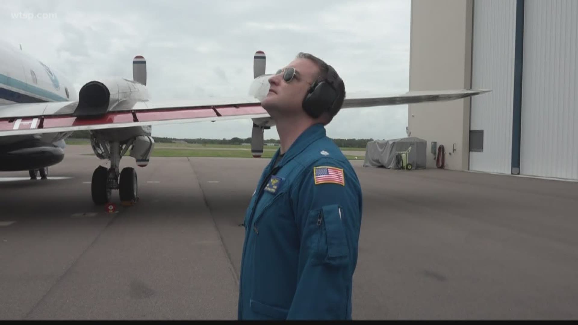 Even though these Hurricane Hunters are the utmost, seasoned professionals, they still take every precaution before they head out on these research and reconnaissance missions. Now again, Tropical Storm Barry is not a huge storm in comparison to some of the category five storms we've seen here in the past, but that doesn't mean that any steps are skipped – and it doesn't mean that these guys still don't get a little bit nervous before flying into a storm that hasn't fully developed.