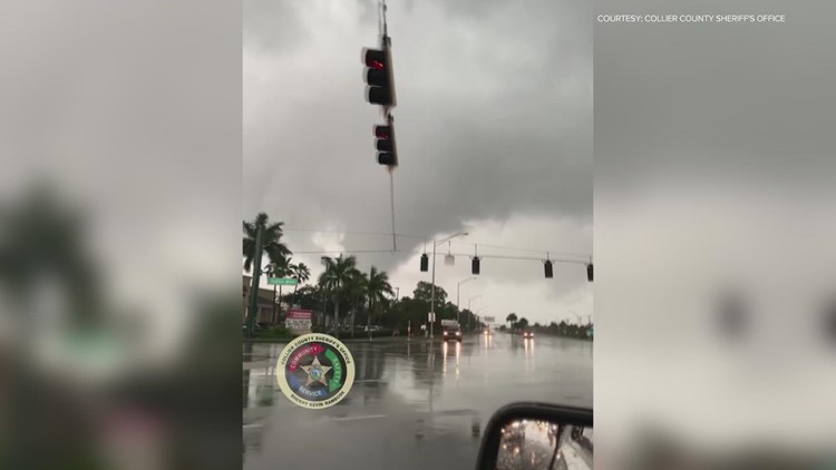 Tornado spotted near Marco Island, Florida