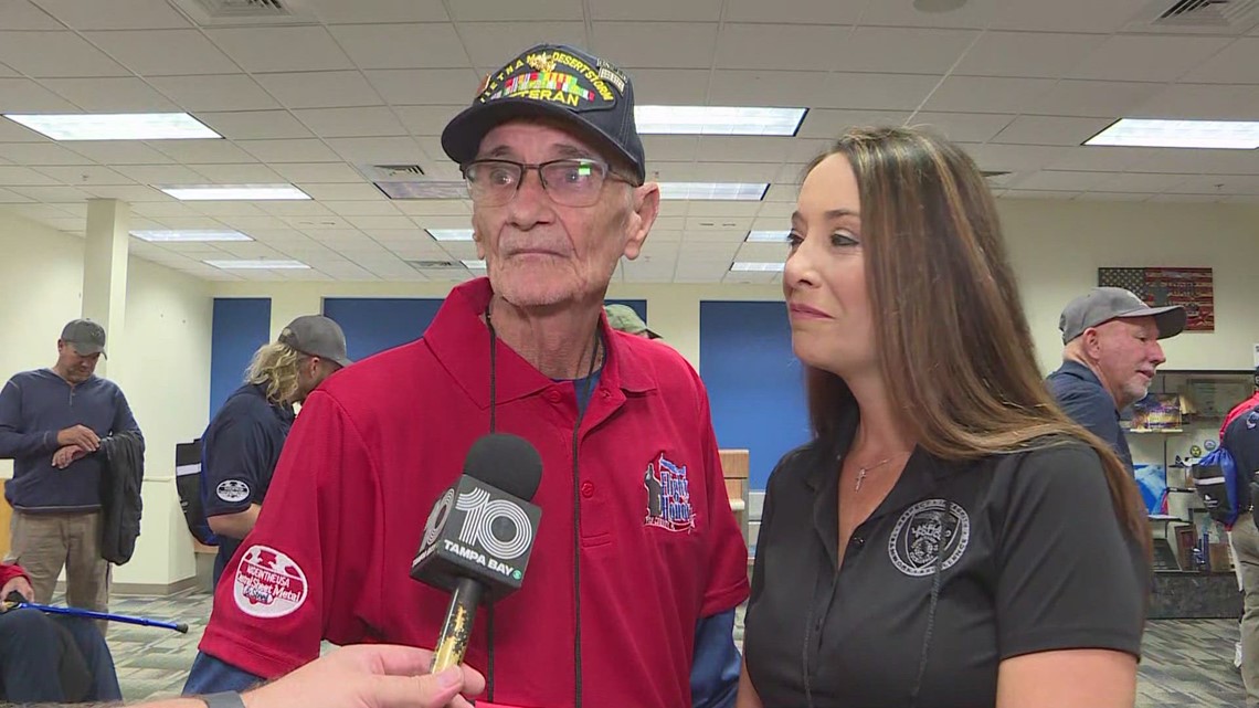Lakeland police detective joins veteran father on honor flight to DC