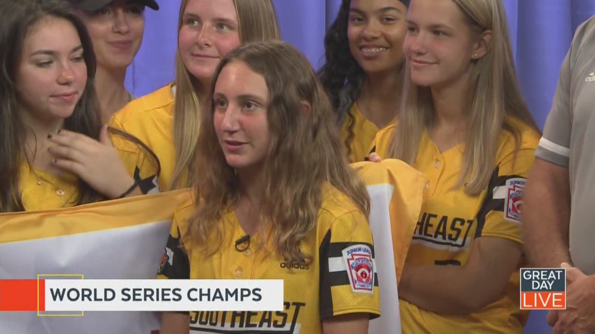 The South Tampa All-Stars girls softball team won big over the the weekend, bringing home the Little League world-series championship title.