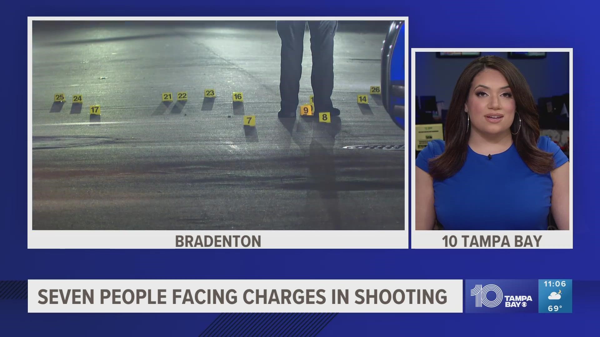 Bradenton police said Tuesday that one person shot from the incident was pronounced dead.