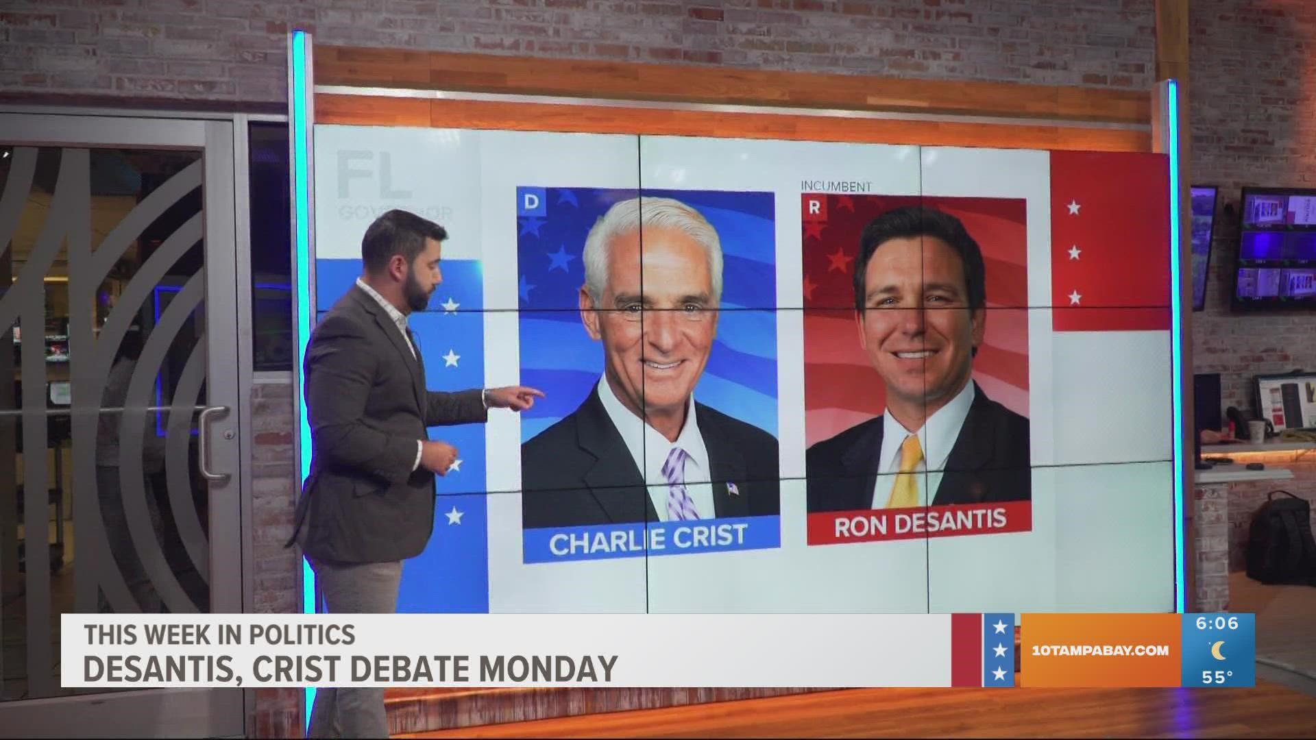 Whether the DeSantis and Crist match-up will be as fiery as the Senate race debate between Demings and Rubio remains to be seen.