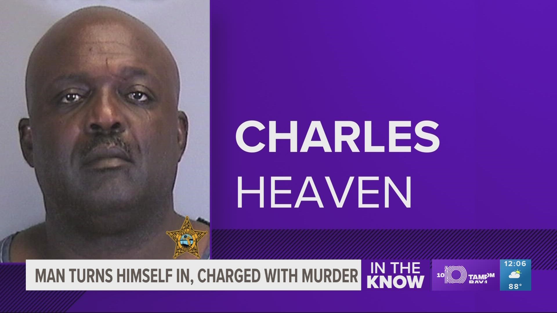 Authorities say Charles Heaven shot and killed his daughter's boyfriend in Bradenton.