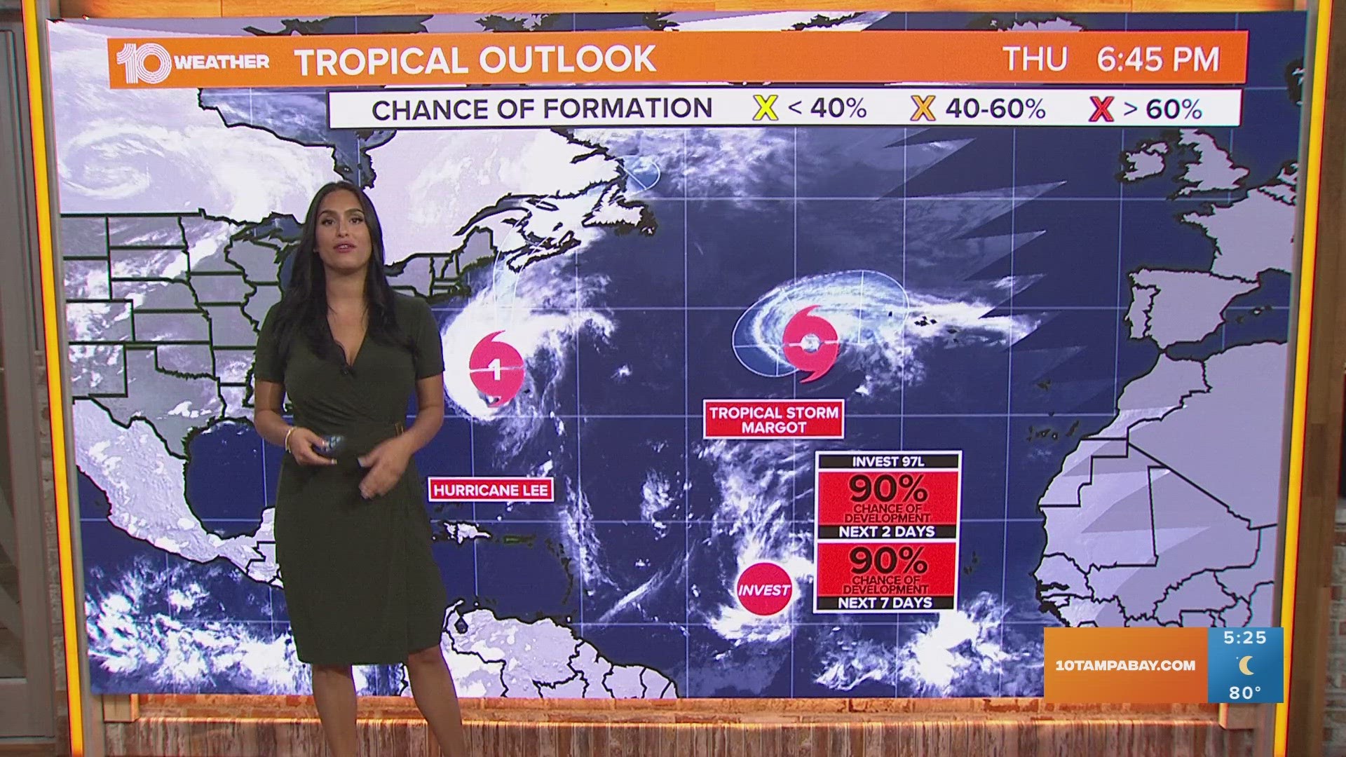 Hurricane Lee will bring tropical storm conditions to parts of the northern East Coast and Canada. And the next named storm will likely form by the weekend.