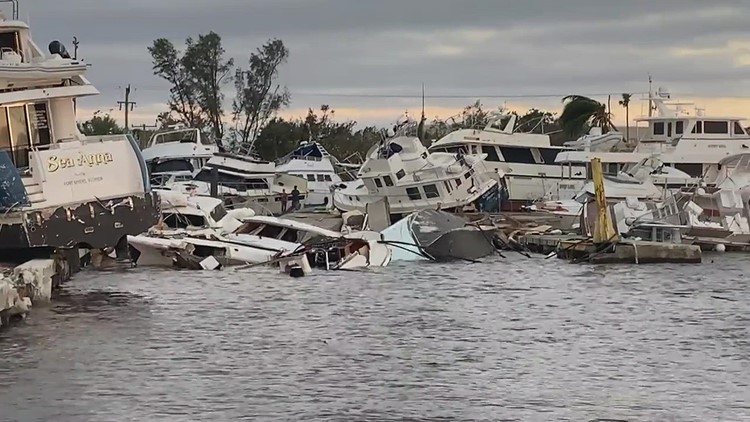 PHOTOS: Aftermath of Hurricane Ian shows disastrous damage in southwest Florida
