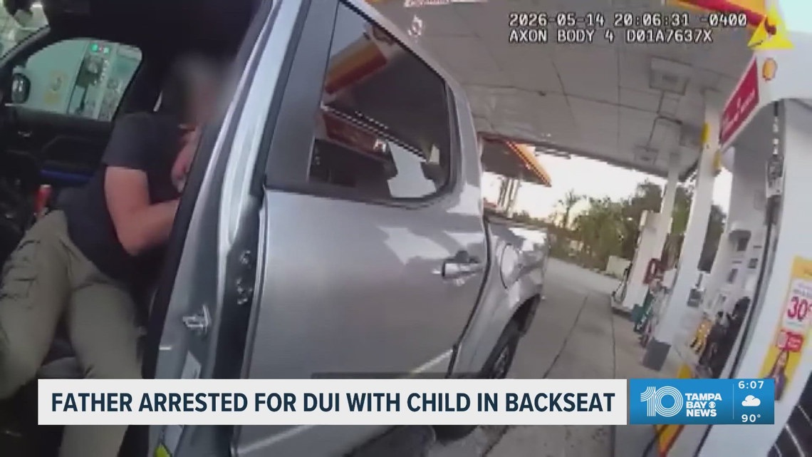 Father arrested for DUI with 5-year-old child in car: HCSO | wtsp.com