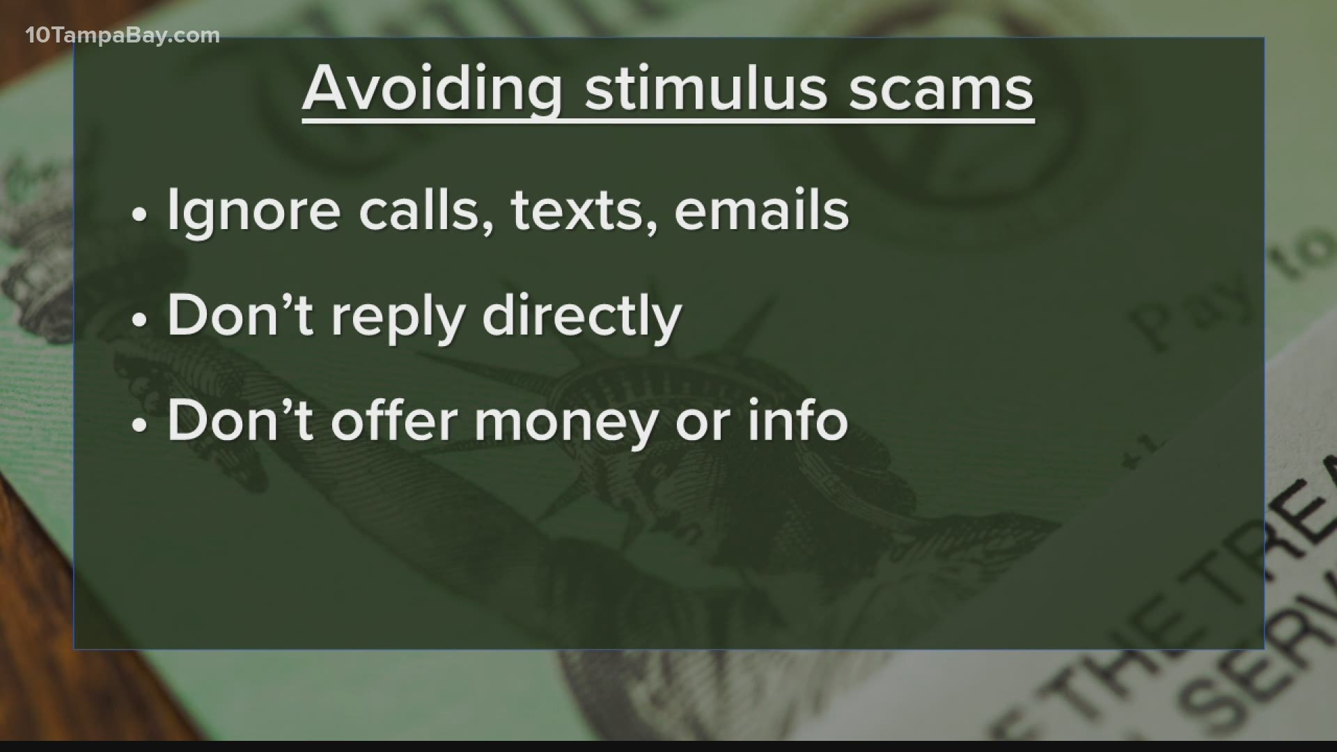 More than $360 million have been lost in stimulus payment related scams over the past year.