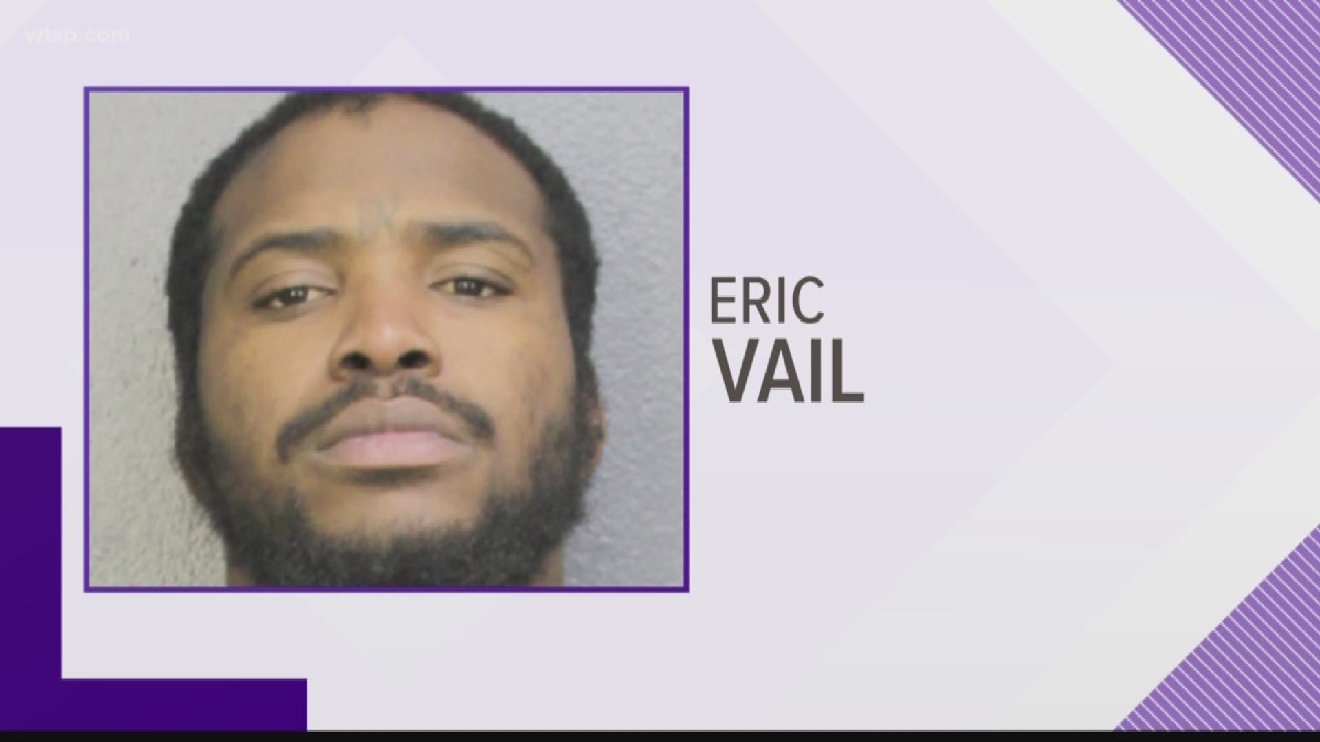 Eric Vail is accused in the drive-by shooting of a 27-year-old man in October. He was arrested in January.