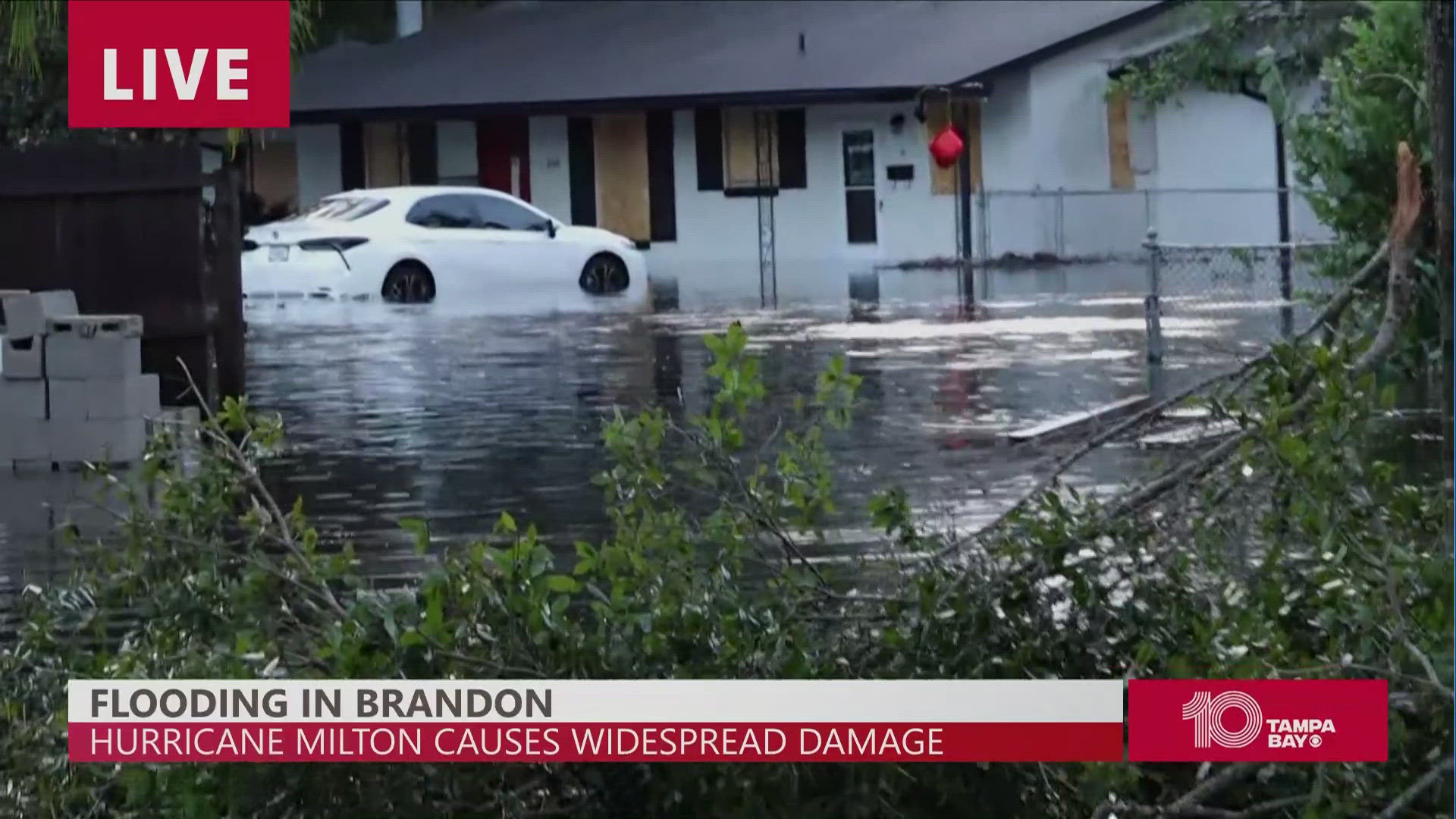 As of the latest advisory, forecasters say Milton is at Florida's east coast and is close to leaving the state entirely.