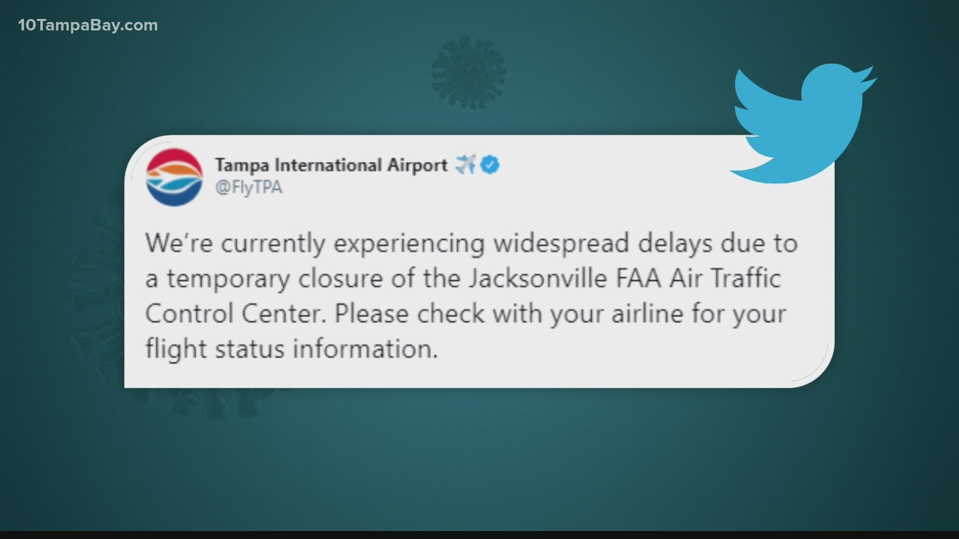 Check with your airline for the latest flight information.