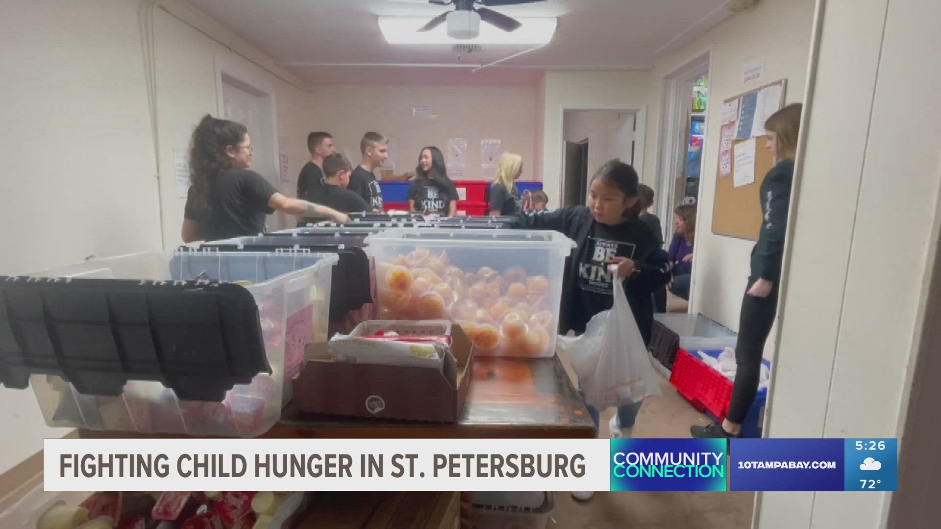 The non-profit organization is teaching kids how to feed kids.