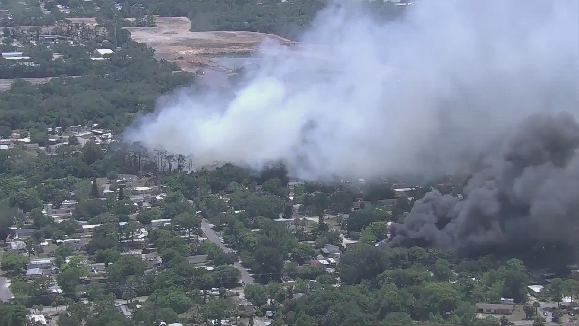 The Florida Forest Service tweeted late Friday afternoon that the fire was 80-percent contained.